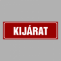 Kijárat