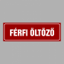 Férfi öltöző