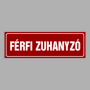 Férfi zuhanyzó