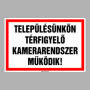 TELEPÜLÉSÜNKÖN TÉRFIGYELŐ KAMERARENDSZER MŰKÖDIK