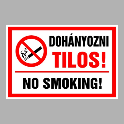 Dohányozni Tilos!