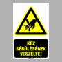 Kéz sérülésének veszélye