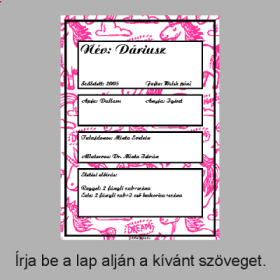 Ló névtábla