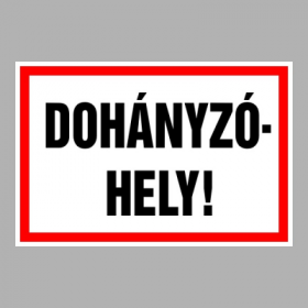 Dohányzóhely!