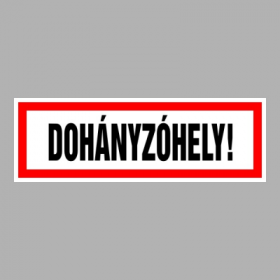 Dohányzóhely!